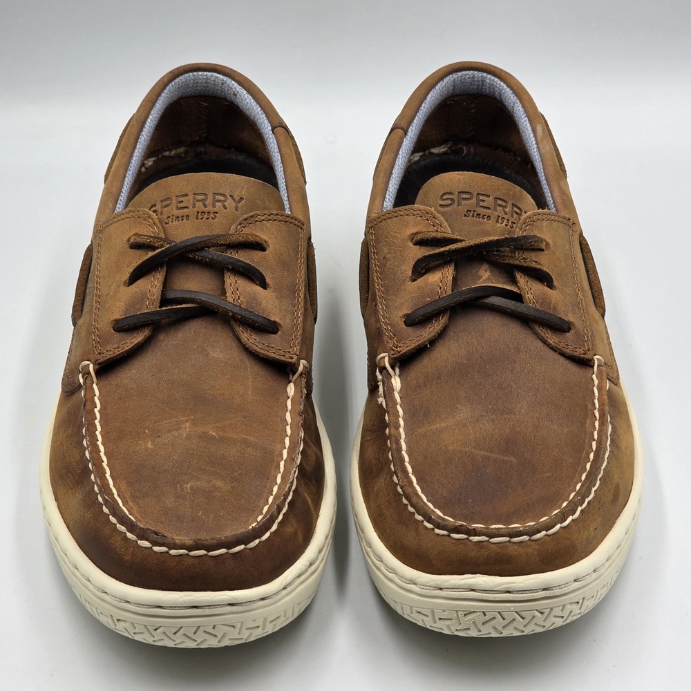 Sperry Gold Cup Men's 9.5M Tan Plushwave 2.0 Boat Shoes – Authentic Leather - Picture 3 of 12